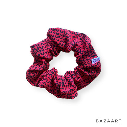 Red/Black Hair Stretchy Scrunchie