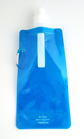 16-oz Foldable Plastic Water Bottle