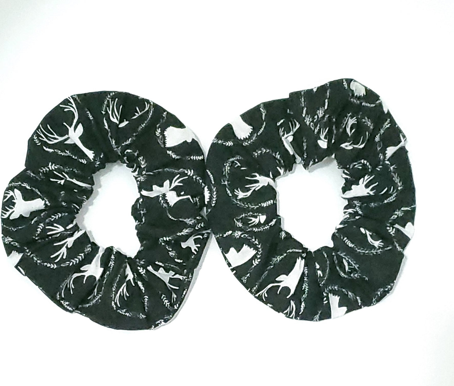 Doe Hair Scrunchies, Scrunchie, Black and White