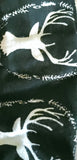 Reindeer  Hair Scrunchies, Set of 2, Scrunchie, Black and White