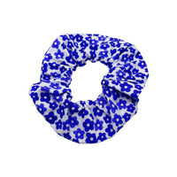 Blue Flowers, Daisy Hair Scrunchies, Pack of 2, Scrunchy, Bundle, Scrunchy