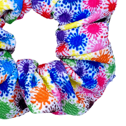 Paintball Splashes, Hair Scrunchie, Art Paint Hair, Teacher Gift