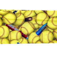 Softball Hair Scrunchies | DISCONTINUED RETIRED PRINT | Game Day Scrunchies | Sports Scrunchy