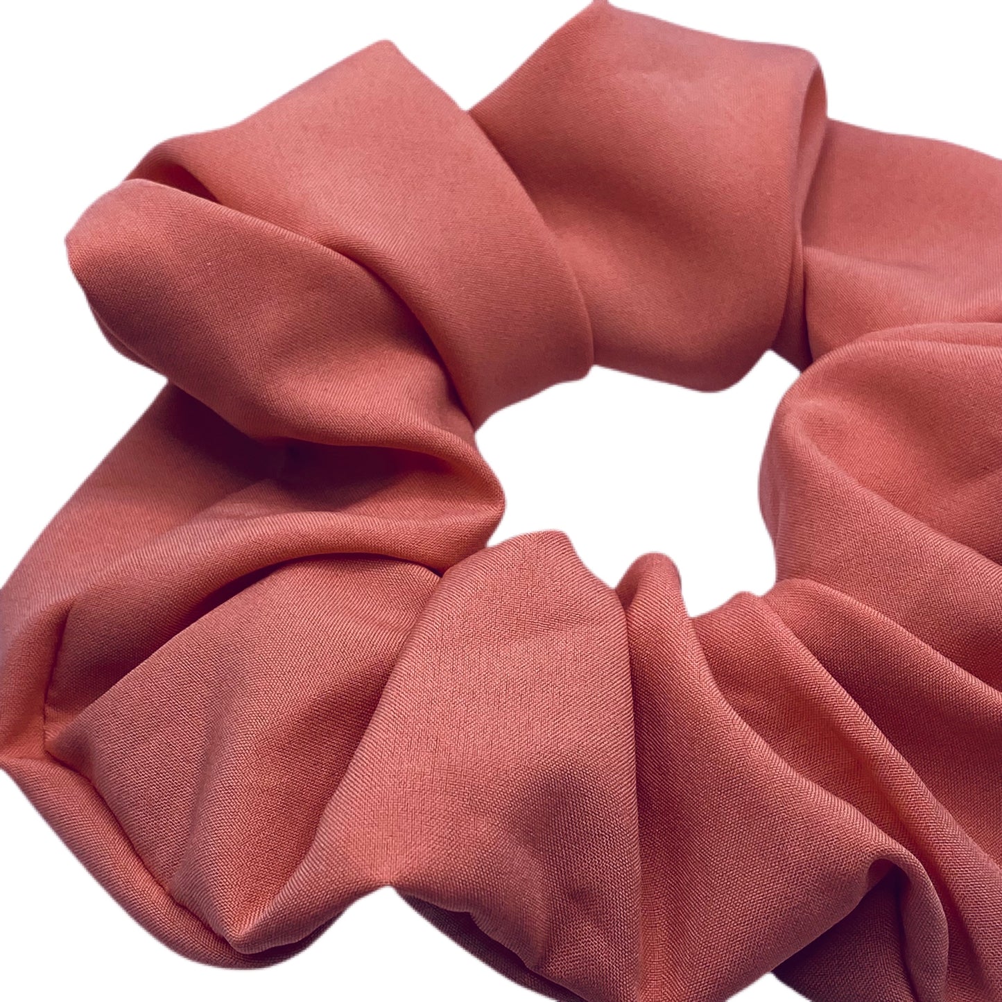 Coral Hair Scrunchy