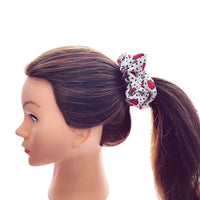 Strawberry Polka dots Hair Scrunchy | Favorite Food Scrunchy | Fruits Scrunchies